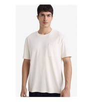 Defacto Regular Fit %100 Pamuk Ekru Erkek T-Shirt G1286AX/ER100