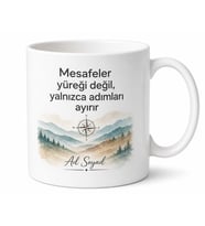Gurbetçiye Moral Hediyesi Kupa Bardak Özel Tasarım Anlamlı Hediye