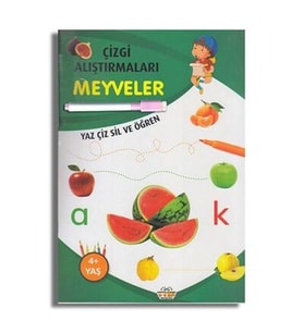 Çizgi Alıştırmaları Meyveler