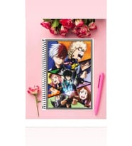 My Hero Acamia Anime Defter 1 Adet Özel Tasarım A4 Boyutu Telli Çizgili Defter 21*29 Cm