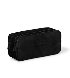 CORAL HIGH 22196 İKİ BÖLMELİ KALEM ÇANTASI SİYAH