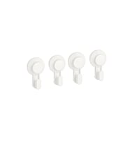 Plastik Vantuzlu Banyo Duvar Askısı 10x6x4 Cm Beyaz