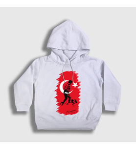 Presmono Unisex Çocuk Beyaz 19 Mayıs 29 Ekim 10 Kasım Atatürk Kocatepe Kapüşonlu Sweatshirt 501182tt