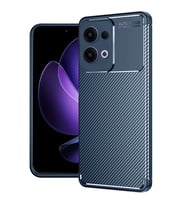 Newface Oppo Reno 13 Pro Kılıf Auto Focus Karbon Kapak - Lacivert