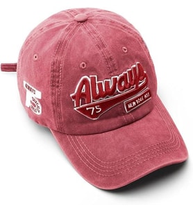 Valkyrie Vintage Baseball Şapka Unisex Ayarlanabilir Pamuk Spor Günlük Şapka Cap Kırmızı
