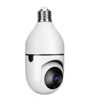 Powermaster 2 MP E27 Wifi Ampül Kamera Cep Telefonundan İzlenebilen İp Kamera Bebek Kamerası