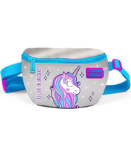 Kids Pembe Gümüş Unicorn Desenli Bel Çantası 22490