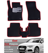 AUDİ A3 HATCHBACK (2013-2020) Uyumlu EVA Paspas Tam Set–Araca Özel,Su Geçirmez,Kolay Montaj