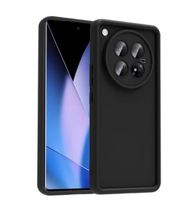 Infinix Zero 40 5G Uyumlu Kılıf Kamera Korumalı Zore Ananas Kapak (Siyah)