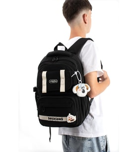 Ventis Unisex Okul Çantası Lise Ortaokul Sırt Çantası 43*30 Cm Su Geçirmez Kumaş Çok Cepli Vnt5-F