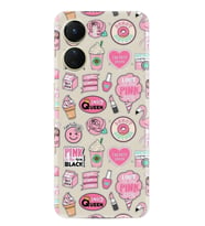 Vivo Y16 Kılıf Resimli Desenli Baskılı Silikon Donut Flamingo 1415