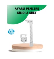 Emniyet Amaçlı Pencere Açılma Sınırlayıcı Aparat 2 Adet