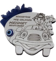 Ahşap Sünnetime Hoşgeldiniz Sünnet Magneti