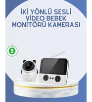 Kablosuz Bebek Monitörü 720p Görüntü Ve Geniş Ekran