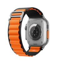 E2M APPLE WATCH 42-44-45-49MM KRD-26 ALPINE ÇİFT RENKLİ TURUNCU KORDON