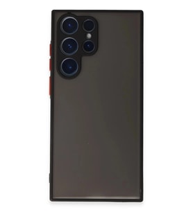 Durukar® Samsung Galaxy S23 Ultra Kılıf Montreal Silikon Kapak - Siyah