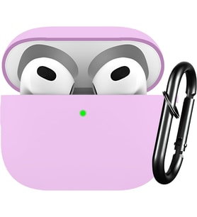 Airpods 3 Lansman Silikon Kılıf (Lila)