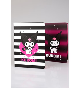 DEKOMUS İLE YENİ SEZON LİSANSLI KUROMI "TEKLİ" SERT KAPAK A5 NOT DEFTERİ 80 YAPRAK