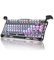 GravaStar Mercury K1 Pro RGB Kablosuz Mekanik Gaming Klavye, İngilizce Q, Cyberpunk