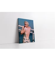 Marliyn Monroe Sırt Dekolteli Kanvas Tablo