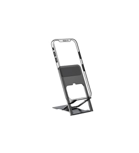 Qpen  EH159 Katlanabilir Ultra İnce Masaüstü Telefon Tutucu (Siyah)