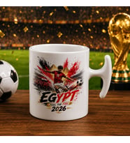 BK Gift Mısır Taraftar Temalı 2026 Dünya Kupası Tasarımlı Hammer Kupa Bardak