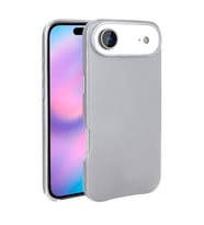 Apple iPhone 17 Air Uyumlu Kılıf M-safe Şarj Özellikli PU Deri Görünümlü Zore Kupra Kapak (Gri)