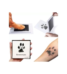 Kedi Köpek Pati İzi Fotoğraf Çerçevesi Seti