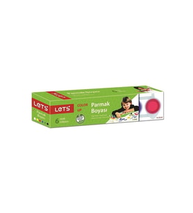 Lets Parmak Boyası 25 ML 6 LI L-5500 (Karışık)