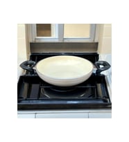 Hascevher Ezme Bio Granit 20 cm Yumurta Sahanı Gri