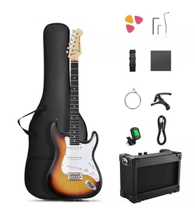 Donner DST-80 ST Elektro Gitar Seti (Sunburst)