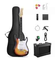 Donner DST-80 ST Elektro Gitar Seti (Sunburst)