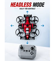 Uzaktan Kumandalı Araba Drone 3 Hız Kademeli 360° Dönüş ve Headless Mode Özellikli