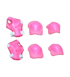 Bisiklet Scooter Kaykay Dizlik Dirseklik Koruyucu Set PEMBE
