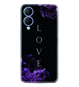 Vivo Y17S Kılıf Silikon Desen Özel Seri Love Flow 1664