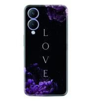 Vivo Y17S Kılıf Silikon Desen Özel Seri Love Flow 1664