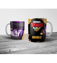Pixxa  Brawl Stars MORTIS Kişiye Özel İsimli Kupa Bardak