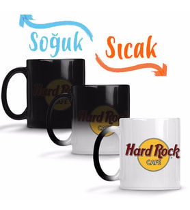 Hard Rock Cafe Sihirli Kupa Bardak Porselen
