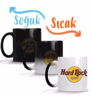 Hard Rock Cafe Sihirli Kupa Bardak Porselen