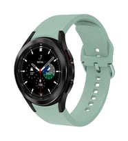 Samsung Galaxy Watch 4 40mm Uyumlu Kordon Silikon Spor Görünümlü Esnek Yumuşak KRD-50 Kayış