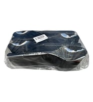 Plastik Siyah Kaşık - Parti Davet Piknik Çorba Yemek Kaşığı - 18 Cm. - 100'lü Paket