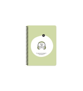 Hisli Şeyler 16,5*22,5 80Yp.Çiz.Stickerli Defter - Dinlenmek İstiyorum