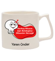 İsme Özel Kupa Bardak - Aşk Kelebeği