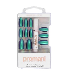 PROMANİ NEON PETROL TAKMA TIRNAK KİTİ