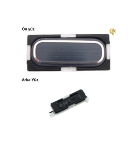 Samsung Galaxy S4 Mini Home Tuşu Lacivert Parmak izi butonu açma-kapama butonu açma-kapama tuşu yan güç tuşu power tuşu home tuşu touch id parmak izi sensörü ile Uyumlu