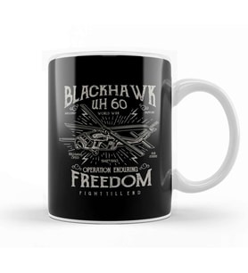 Fun Cool Vintage Blackhawk Freedom Kupa Bardak Porselen