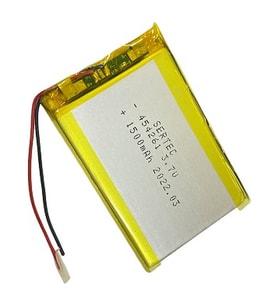 454261 3.7V 1500 MAh Li-Polymer Pil (Devreli/1.5A)