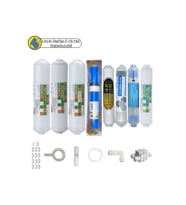 Purefer Kapalı kasa su arıtma Sertifikalı 8li B12+detox Vontron Helixfil mebran 4lü mineral set