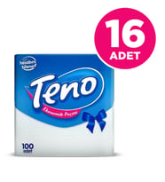 Teno 100 Adet 16'lı Paket Kağıt Peçete