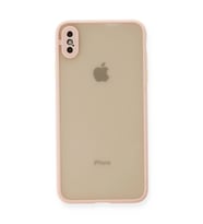 Apple İphone Xs Max Kılıf Montreal Silikon Kapak - Pembe